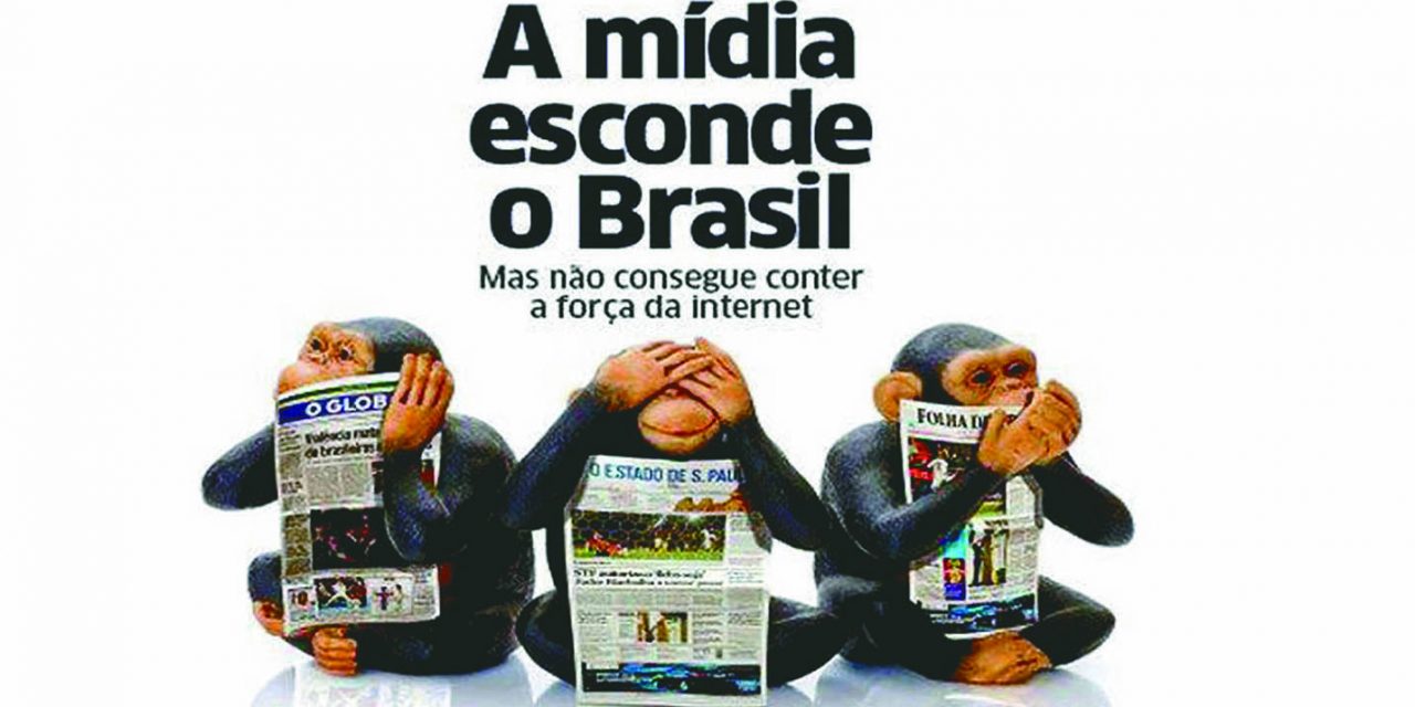 Mídia brasileira tupiniquim - Tenho dois televisores aqui em casa, um na sala, grande, e outro na copa, menor. Nunca ficaram tanto tempo desligados ! Mídia brasileira
