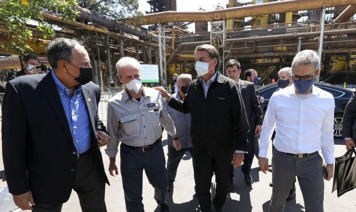 Bolsonaro na usiminas