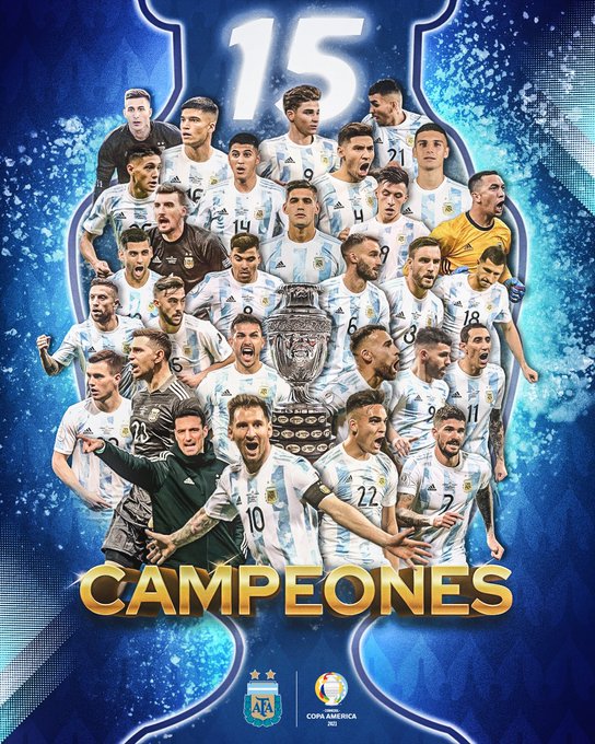 Argentina vence Brasil na Copa América e quebra jejum de títulos.