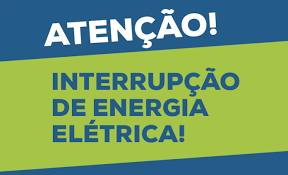 Cinco regiões serão afetadas com falta de energia nesta 2ª feira.