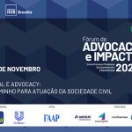 Fórum de Advocacy e Impacto terá início na próxima terça-feira