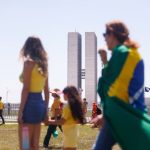 Bolsonaristas realizam ato na Esplanada com críticas a Dino e ao STF