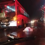 Batida entre ônibus e moto causa morte de homem de 40 anos na DF-180