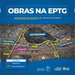 Obra na EPTG altera trajetos de ônibus na região; confira as mudanças