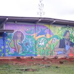 UBS 1 do Lago Norte recebe mural comunitário