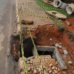 Reconstrução de poços de visita facilita manutenção da drenagem do Guará