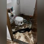 Chuva alaga apartamento e destrói móveis de moradora: “Estou abalada”