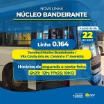 Nova linha de ônibus atende passageiros da Vila Cauhy