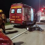 Motociclista morre e garupa fica ferido após colisão na Via Estrutural