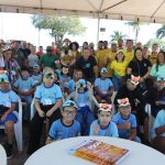 Crianças participam de blitz educativa contra incêndios ambientais