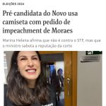 Jornal critica uso de camiseta que pede impeachment…