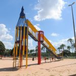 Foguetinho do Parque Ana Lídia será iluminado em apoio ao Maio Laranja