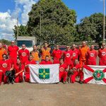 Segunda equipe do CBMDF que auxiliou vítimas de enchentes no RS retorna a Brasília