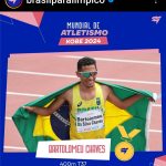 Filho de funcionária terceirizada do Detran levou ouro em mundial de atletismo