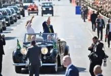 Flávio em ato na Paulista e Lula no desfile em Brasília: o 7 de Setembro dos presidenciáveis