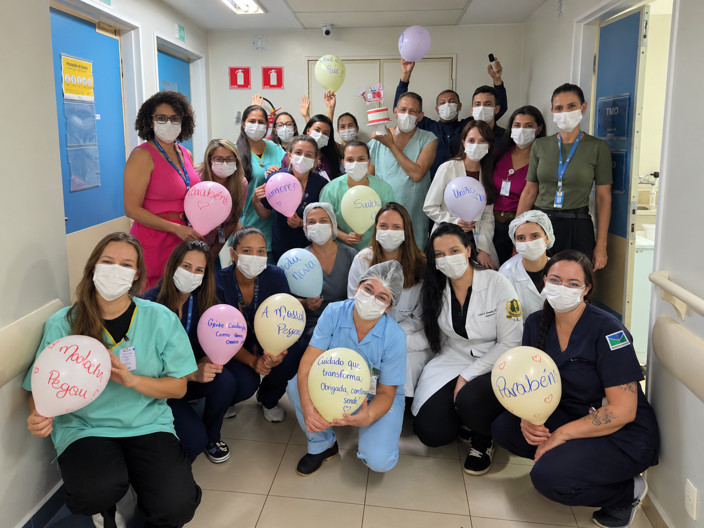 Celebração da Equipe no Hospital